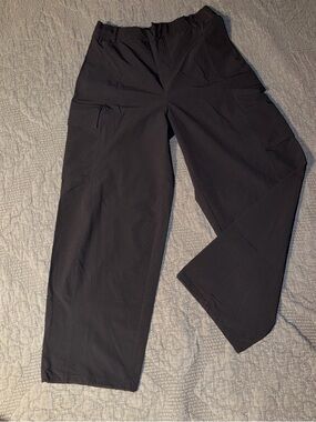 CALIA Wide Leg Black Cargo Pants for Women